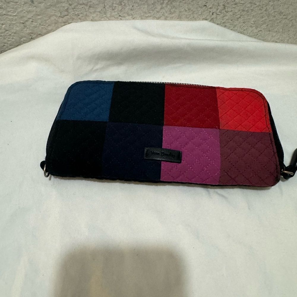 Verabradley Patchwork Multicolor Purse Wallet - image 1